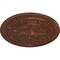 Ekena Millwork Naple Ceiling Medallion (Fits Canopies up to 3 3/8"), Hand-Painted Copper Penny, 37 1/2"OD x 3 3/8"P CM37NACPS - alternate 3